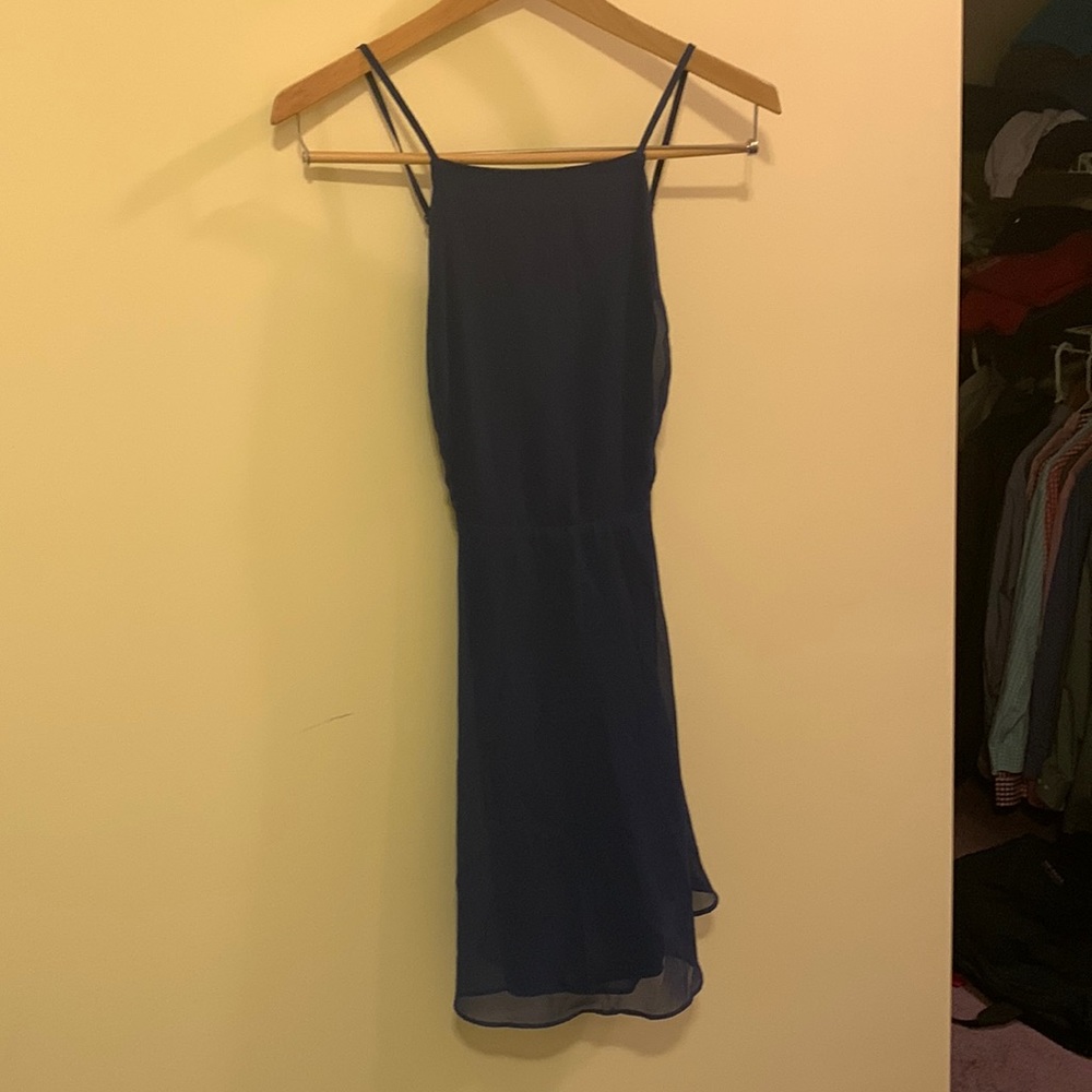 Navy Cross strap dress